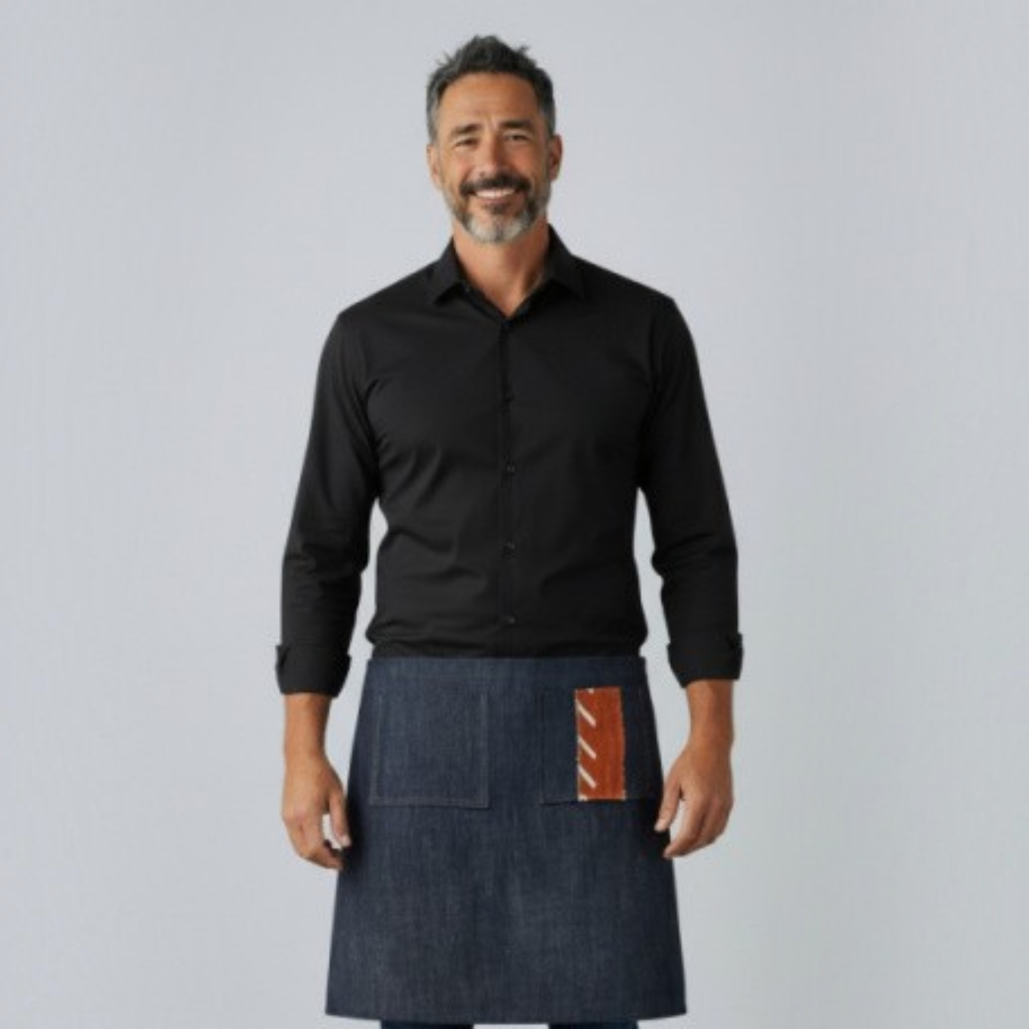 Denim Waist Apron, Half Apron, Chef Apron, Unisex Apron, Reversible, Food Professionals and Home Cooks Apron