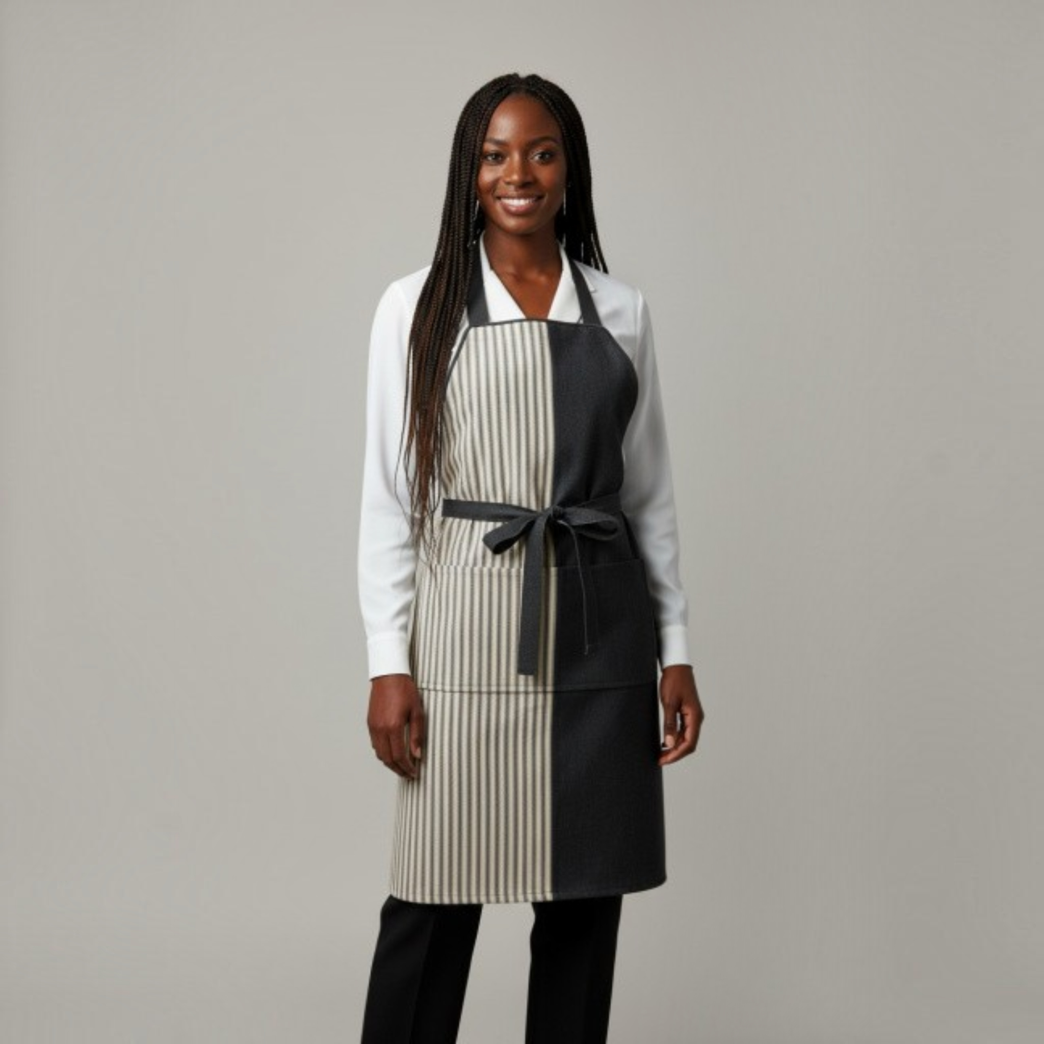 Denim Farmhouse Unisex Apron, Apron for Chef, Caterers, Food Professionals, Reversible Apron