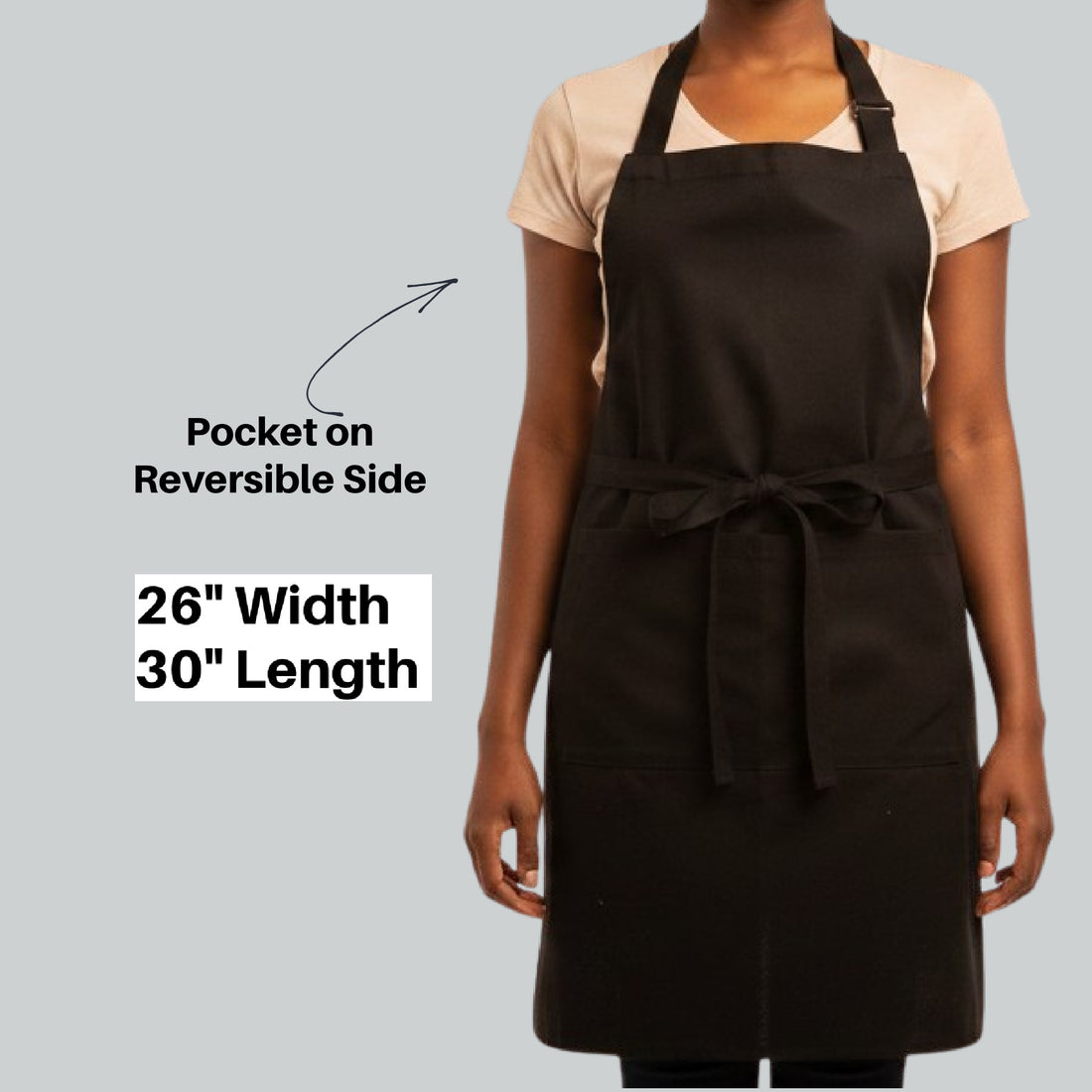 Red Apron,  Women on Apron, Reversible Apron, Apron for Chefs, Gift for Woman Cook