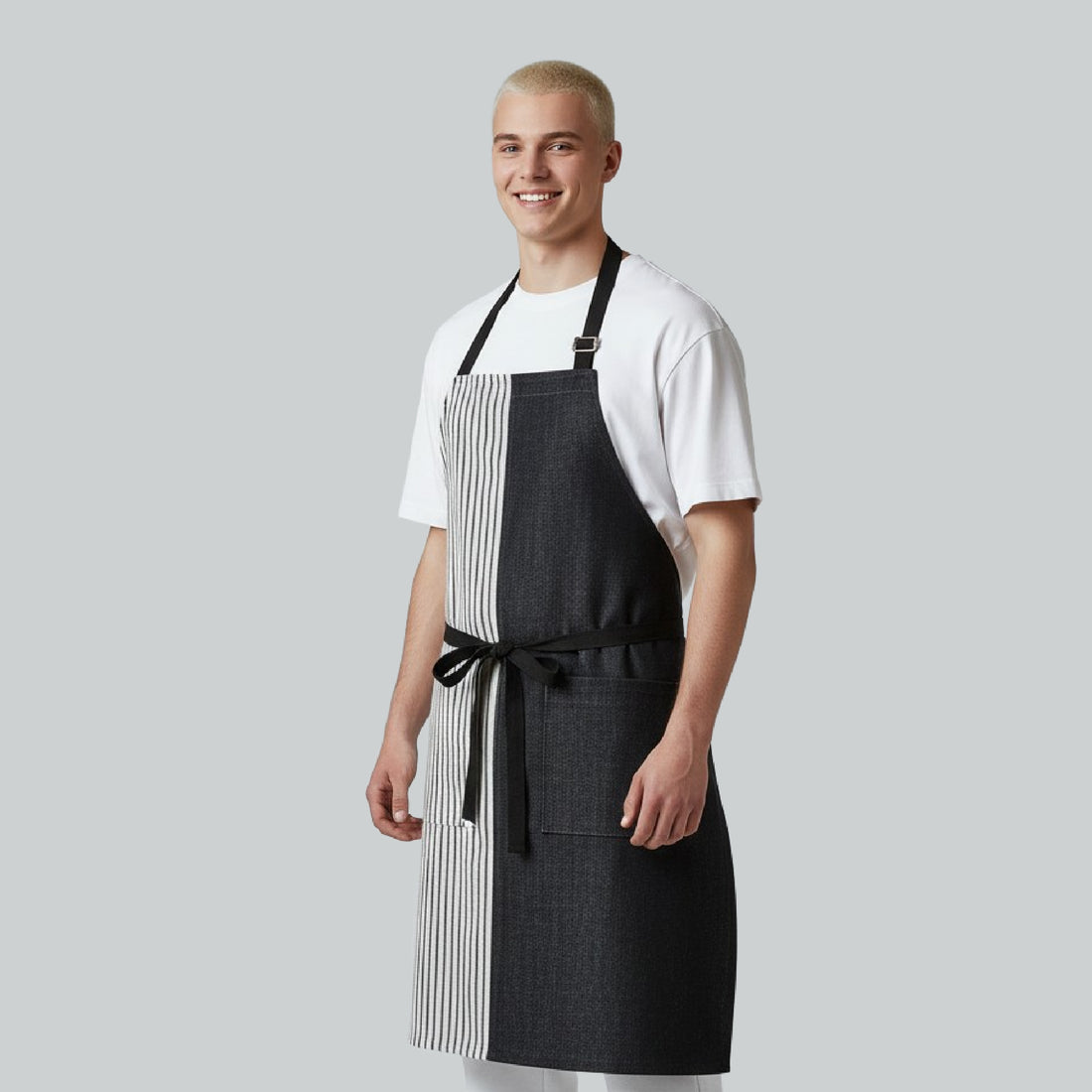 Denim Farmhouse Unisex Apron, Apron for Chef, Caterers, Food Professionals, Reversible Apron