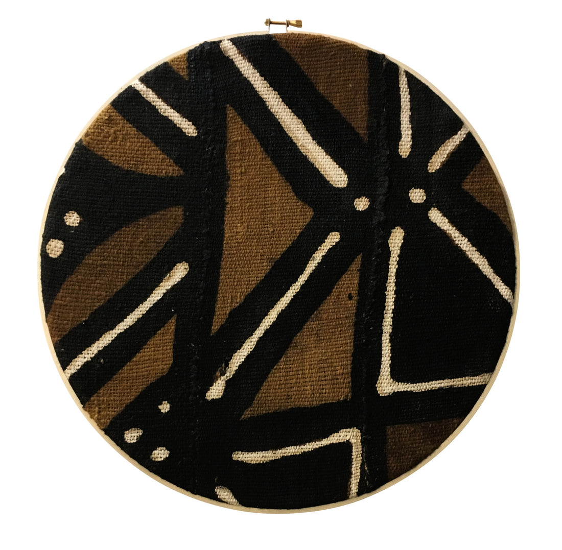 African Mudcloth Wall Hanging Geometric Wall Art for Living Room, African Fabric Wall Hanging, Mud Cloth Décor