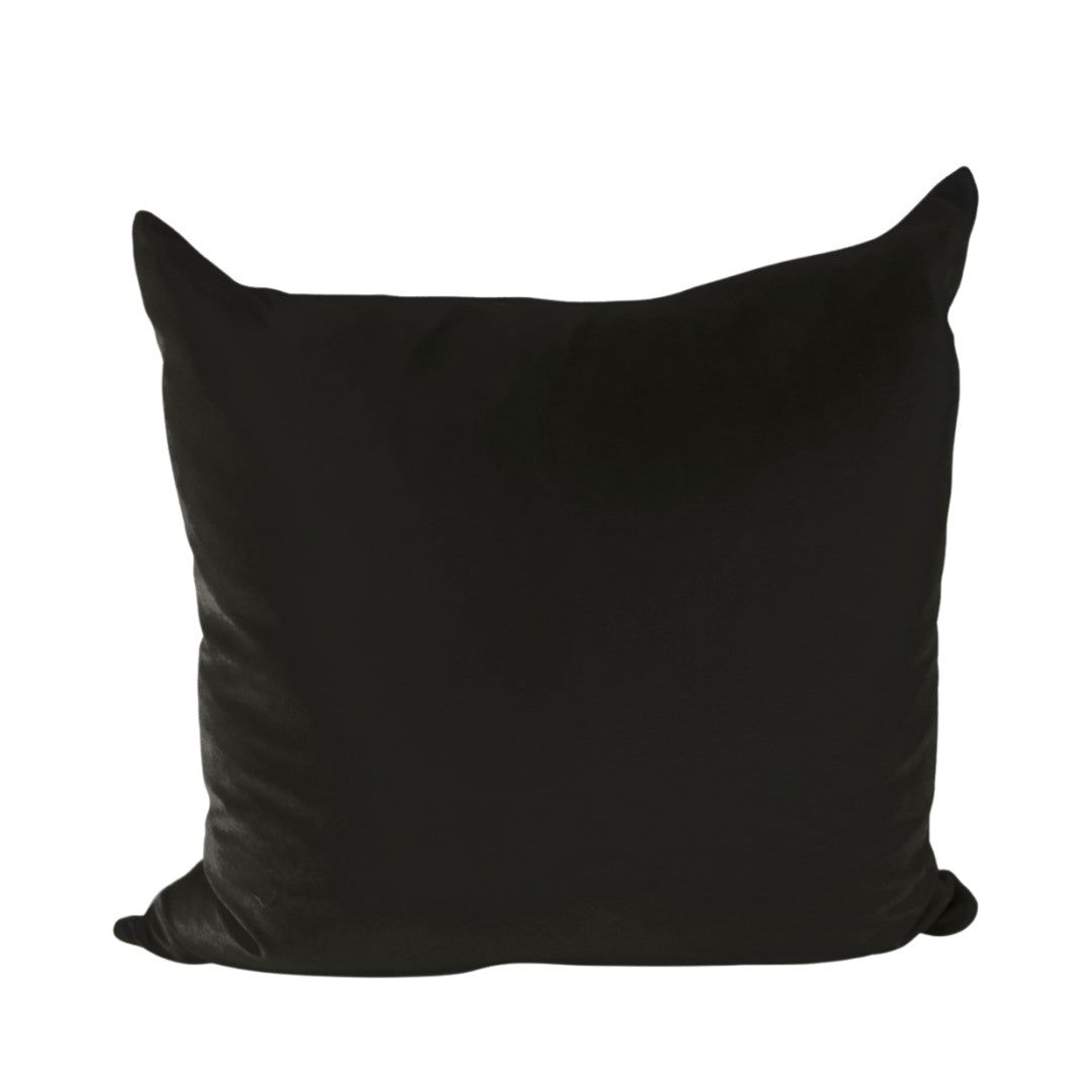 Black Silk Velvet Pillow