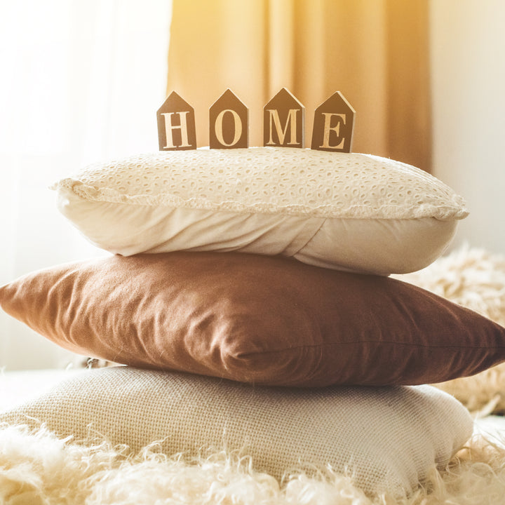 Brown Geometric Pillow, Brown Mud Cloth Pillow, Boho Pillow, Light Brown Pillow