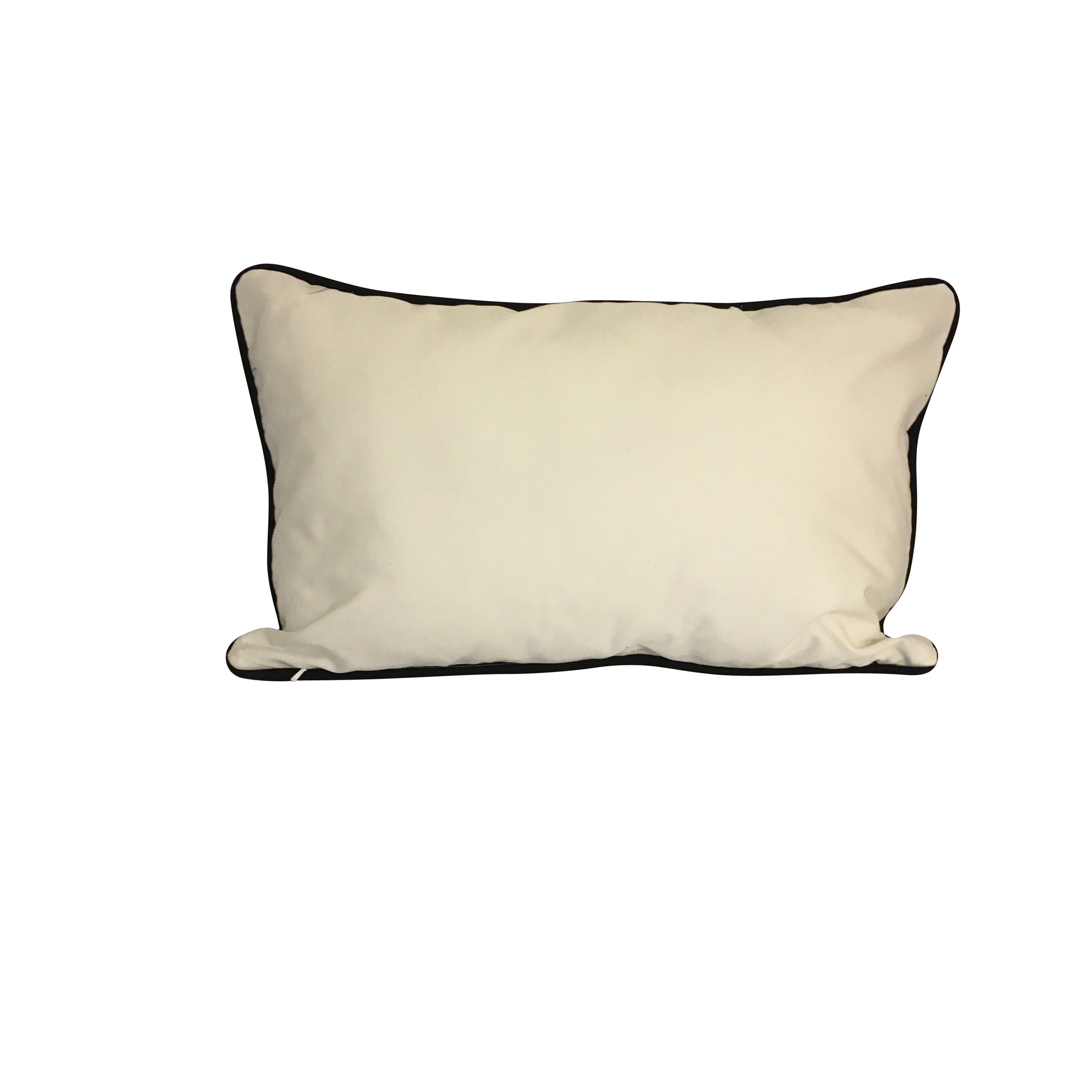 Long Boho Pillow, Brown and White Lumbar Pillow, Mudcloth Lumbar Pillow,  Piping on 12x18, 12x20, 12x22, 14x20, 14x22