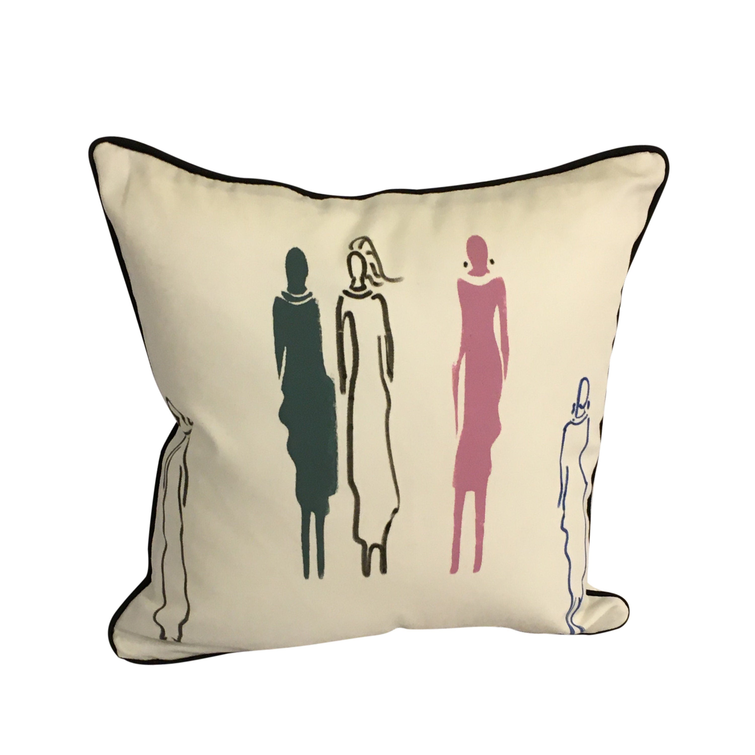 Pillow Cover Gift for Woman, Hand Painted Throw Pillow, Women of Truth Pillow