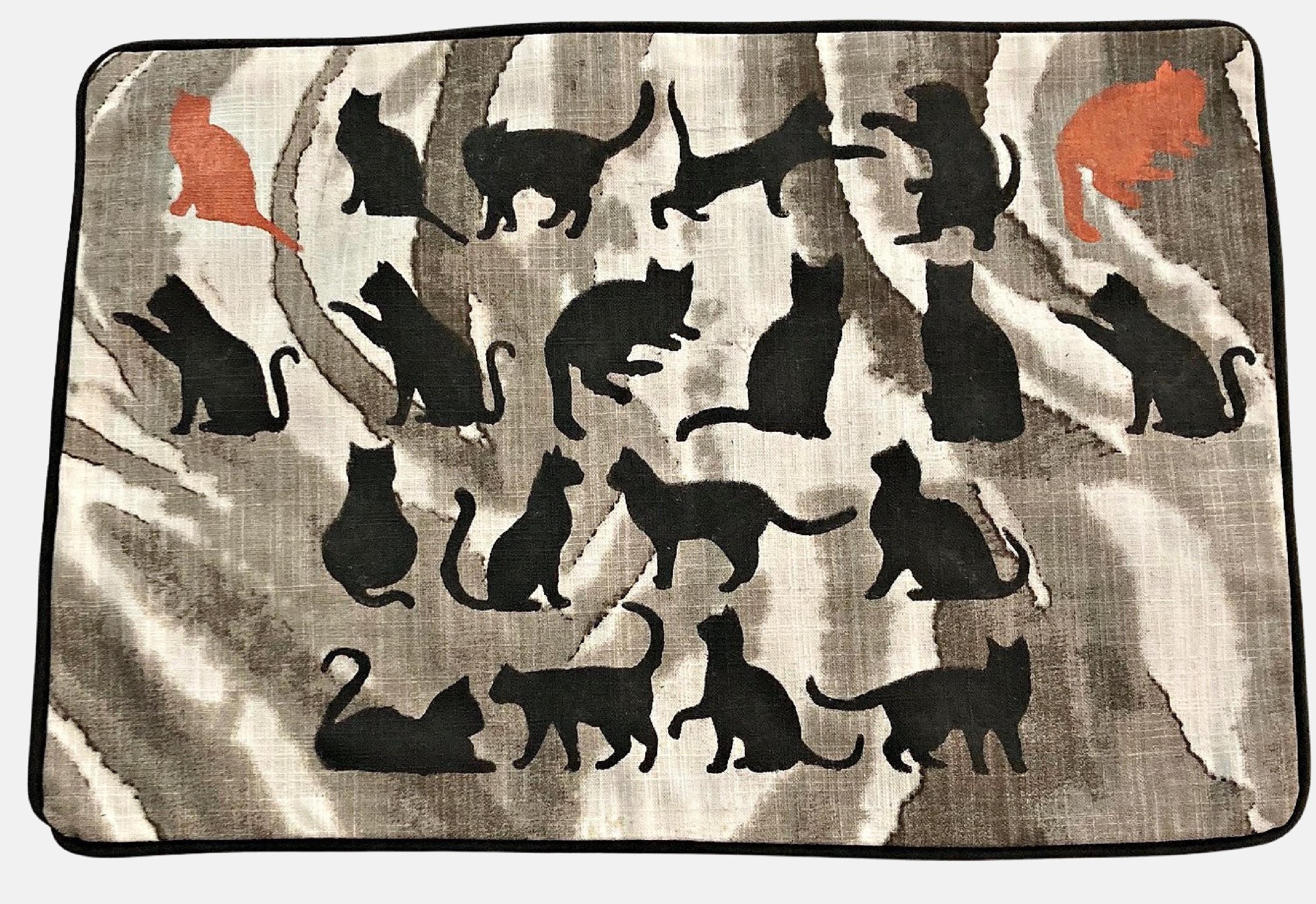 CAT PLACEMAT SET - Includes Placemats, Napkins and Napkin Rings, Set of 4, 6 or 8, Housewarming Kitchen Gift, Placemats, Gift for Cat Lovers